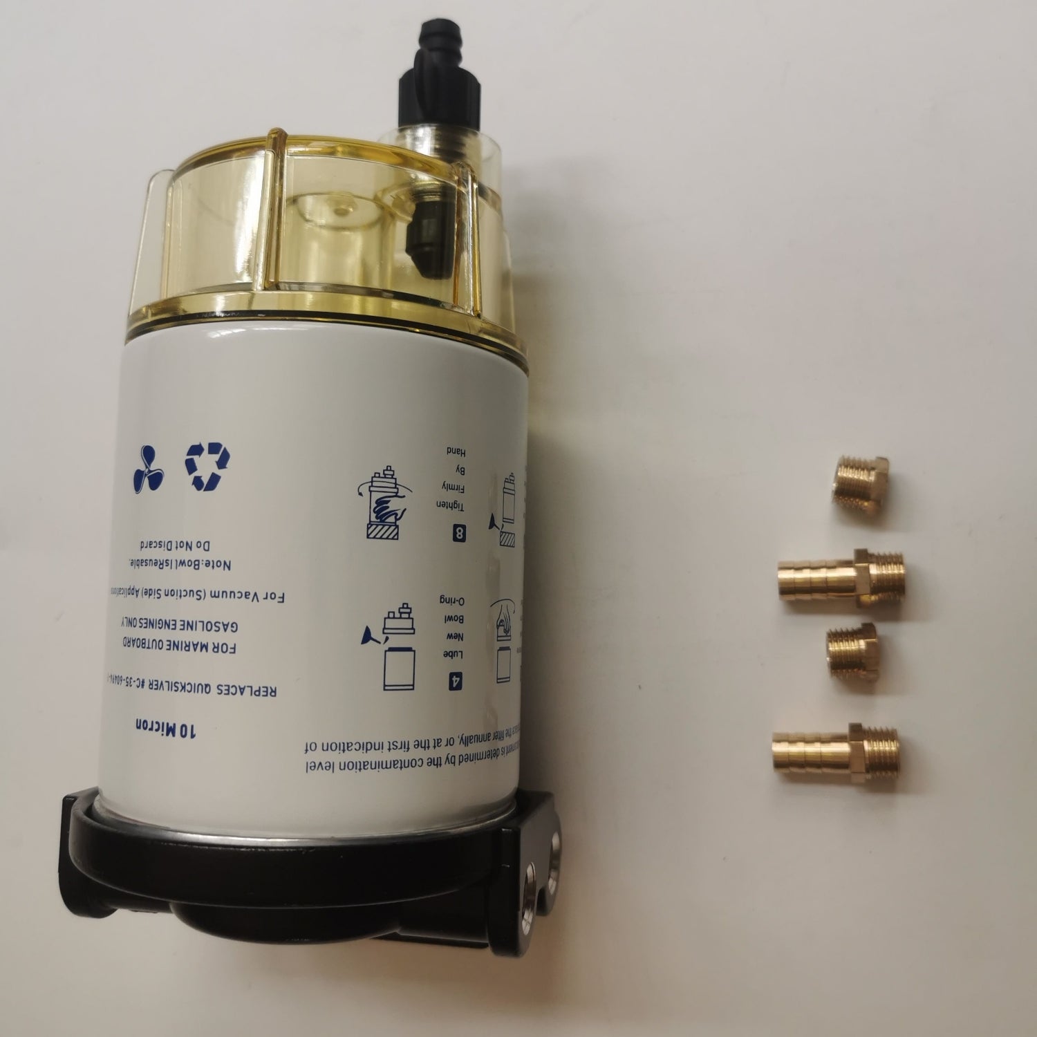 Boating Accessories: Boat Fuel Filter Fuel Water Separator Mercury/Yamaha -MARINE/OUTBOARD 10 Micron