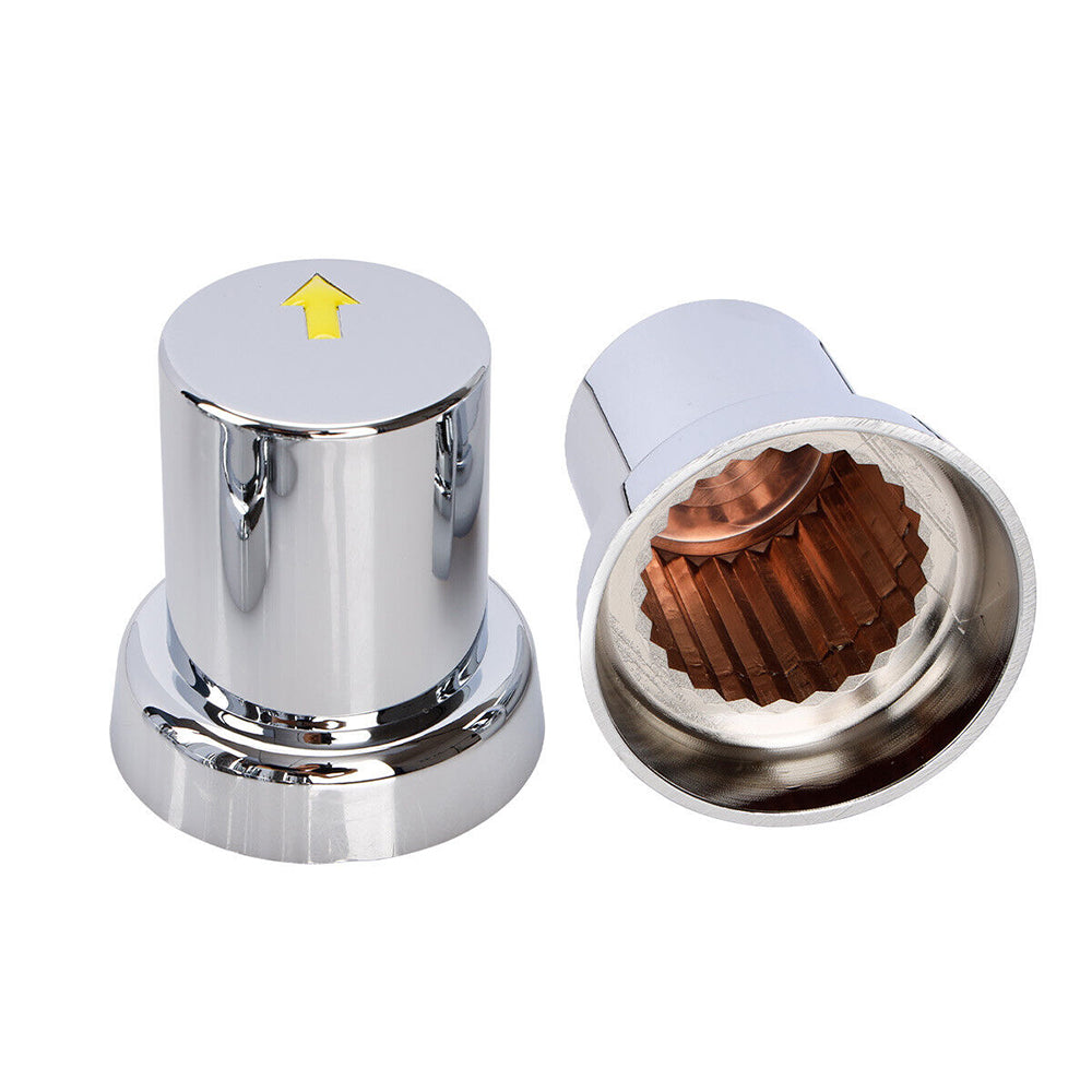 Automotive Parts: 20PCS ABS Wheel Nut Covers Safety Arrow Chrome Caps For Trucks Trailers Bus AU