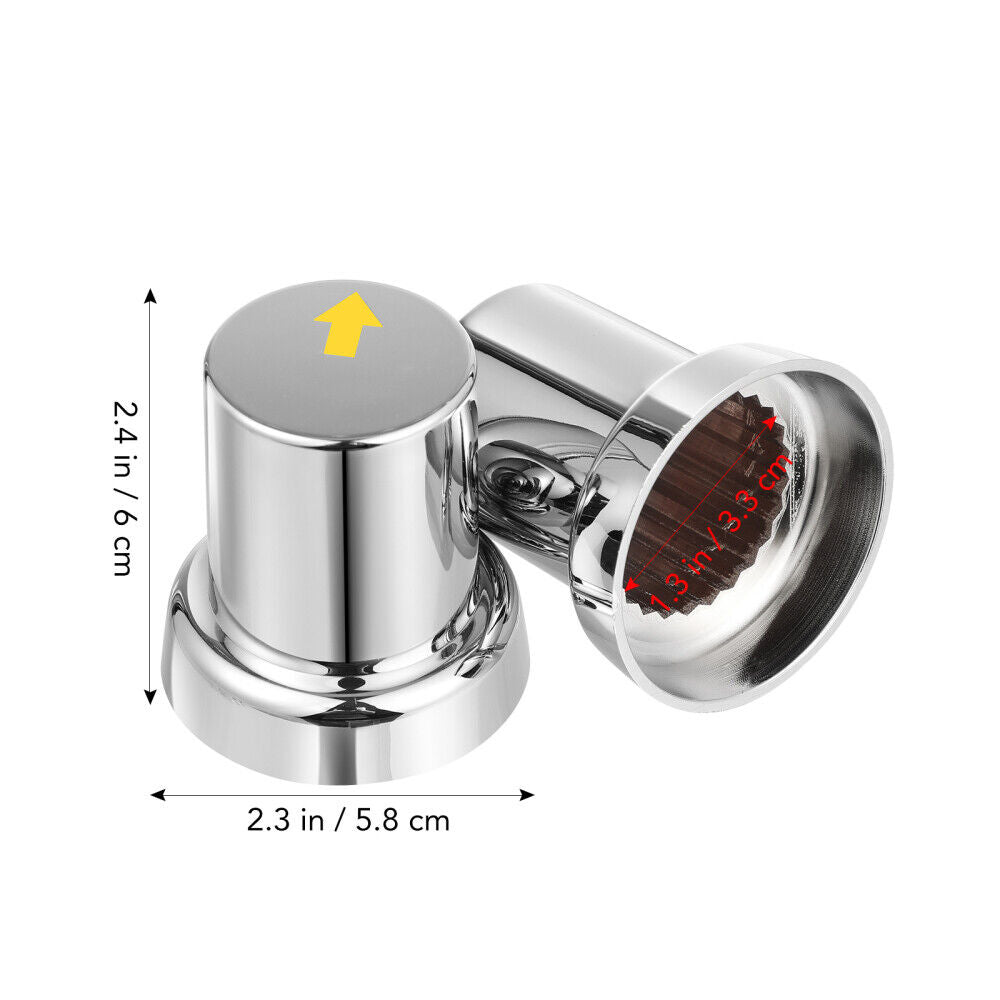 Automotive Parts: 20PCS ABS Wheel Nut Covers Safety Arrow Chrome Caps For Trucks Trailers Bus AU