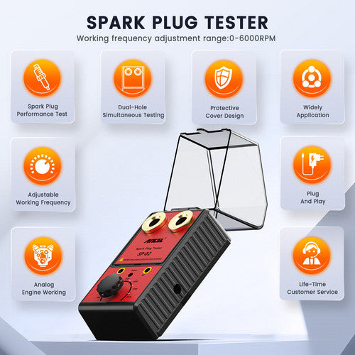 Automotive Repair & Speciality Tools: Ancel 12V Car Spark Plug Tester Auto Ignition System Tester Diagnostic Test Tool