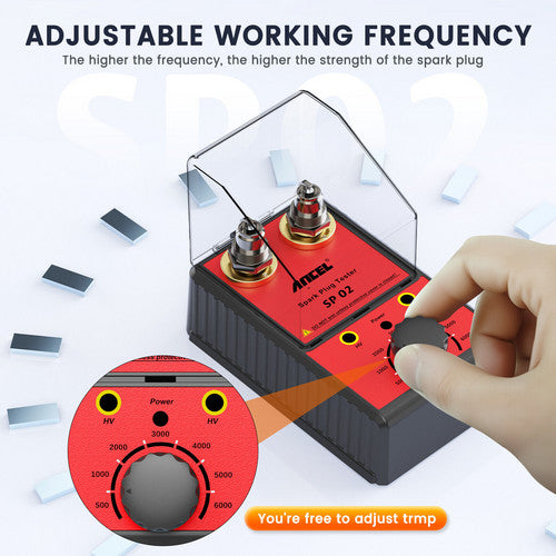 Automotive Repair & Speciality Tools: Ancel 12V Car Spark Plug Tester Auto Ignition System Tester Diagnostic Test Tool
