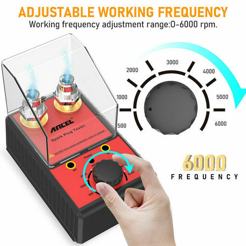 Automotive Repair & Speciality Tools: Ancel 12V Car Spark Plug Tester Auto Ignition System Tester Diagnostic Test Tool
