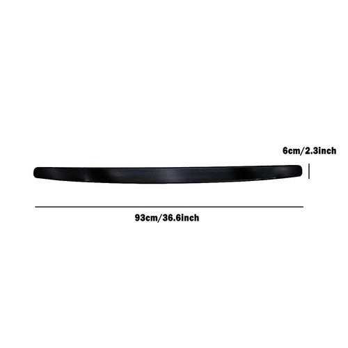 Automotive Decor: Black Car Chrome Front Bonnet Hood Trim Line For ISUZU D-Max Dmax & MU-X