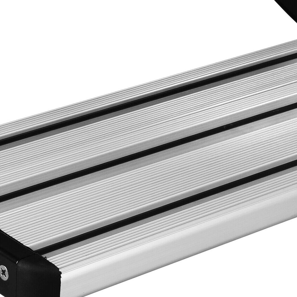 Caravan Accessories: Aluminium Double Caravan Step Pull Out Folding Steps For Road RV Camper Trailer
