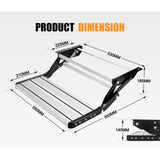 Caravan Accessories: Caravan Step Aluminium 200KG Pull Out Step Folding Camper Trailer Motorhome Step