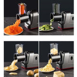 MAX 1200W Electric Cheese Grater Salad Maker With 5 Different Shapes of Blades AU