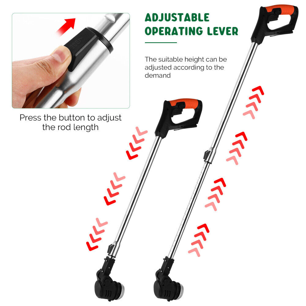 Gardening Accessories: 3in1 Cordless Grass Trimmer Grass Lawn Brush Cutter Whipper Snipper with 1 Battery