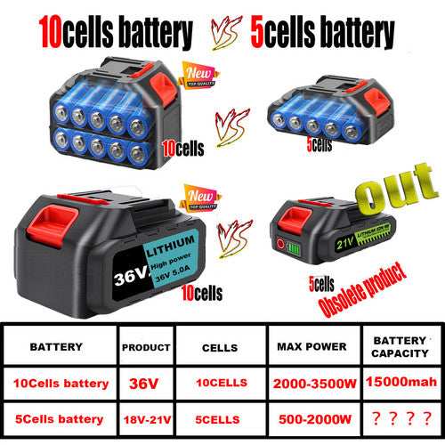 Power Drills & Accessories: For Makita 5.0AH 18V BL1850 Battery BL1850B-L BL1860 BL1830 BL1890 B AU Stock