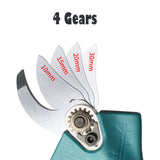 Gardening Tools: Cordless Electric Pruning Shears Secateur Rechargeable Branch Cutter W/ 2 Battery
