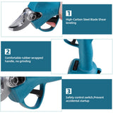 Gardening Tools: Cordless Electric Pruning Shears Secateur Rechargeable Branch Cutter W/ 2 Battery