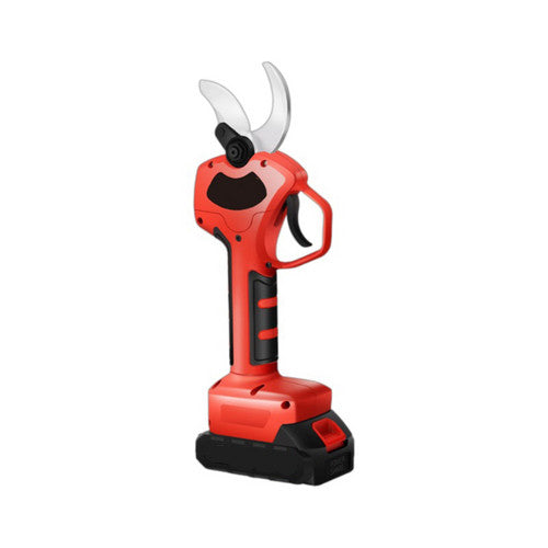 Gardening Tools: Cordless Brushless 4 Pole Pruning Shear Secateur With 2 Batteries Bush Cutter RED