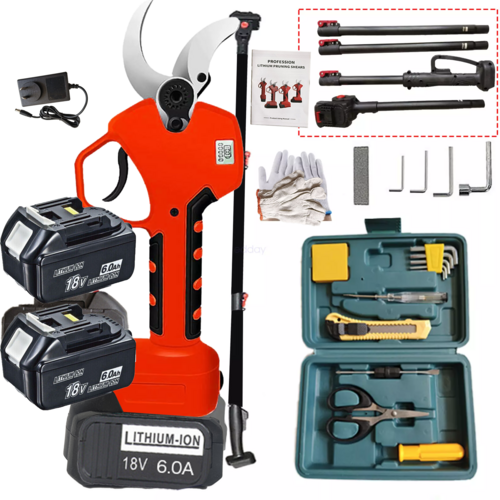 Gardening Tools: 5500W Cordless Brushless Pole Telescopic Pruning Shear Secateur Battery Makita