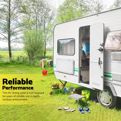 Caravan Accessories: Caravan Table Folding Picnic Camping Motorhome Outdoor Tables Locked 800x450mm