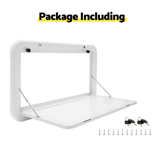 Caravan Accessories: Caravan Table Folding Picnic Camping Motorhome Outdoor Tables Locked 800x450mm