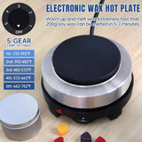 Candle Accessories: DIY Candle Making Kit 1KG Wax Bean Electric Wax Melter Pouring Pot Thermometer