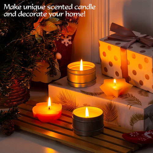 Candle Accessories: DIY Candle Making Kit 1KG Wax Bean Electric Wax Melter Pouring Pot Thermometer