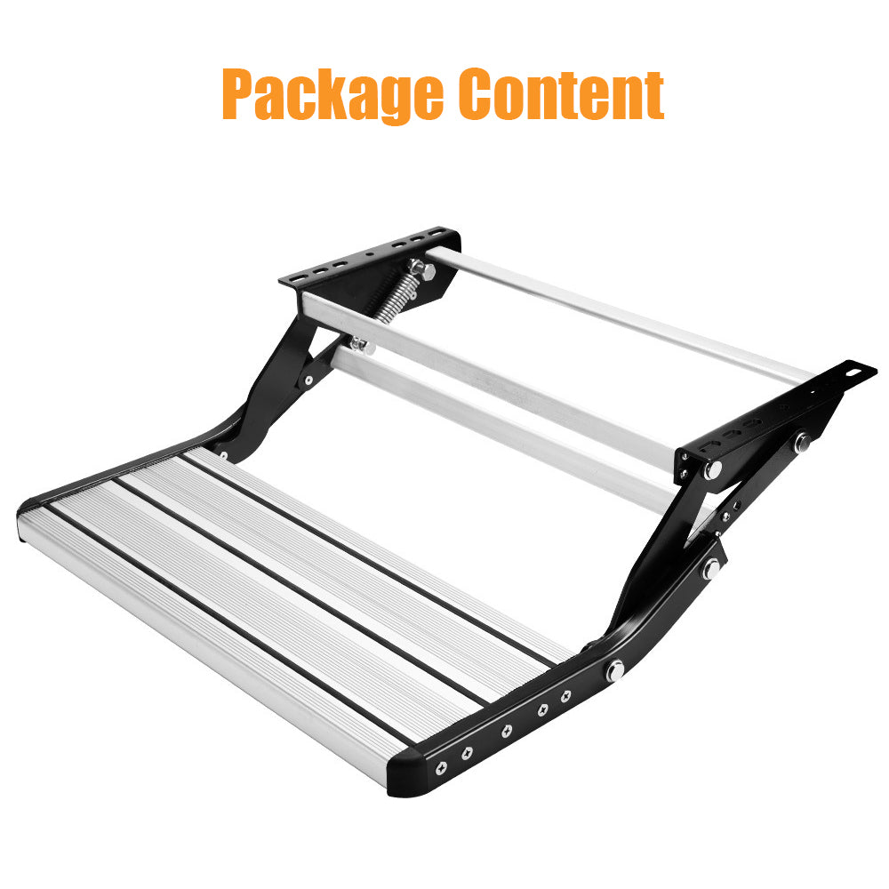 Caravan Accessories: 200KG Heavy Duty Caravan Step Folding Pull Out Portable RV Camper Trailer Tools