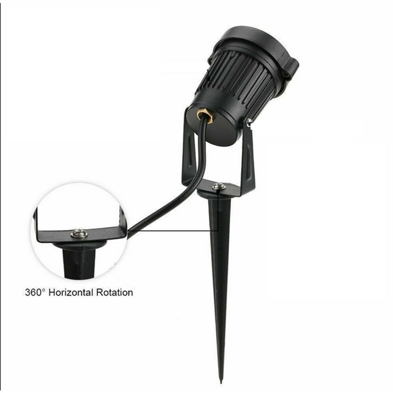 In-Ground Lights: 10PCS LED Spotlights Landscape Warm light Lamp Waterproof Outdoor Garden Yard 12V