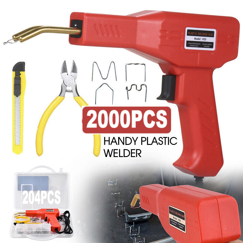 Outdoor Lights: Plastic Welder Garage Tool Hot Staple Staplers Bumper Repair Welding Machine Kit