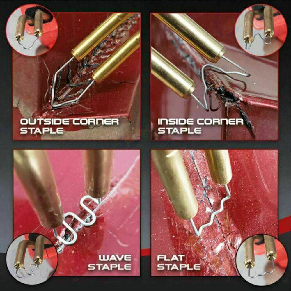 Outdoor Lights: Plastic Welder Garage Tool Hot Staple Staplers Bumper Repair Welding Machine Kit