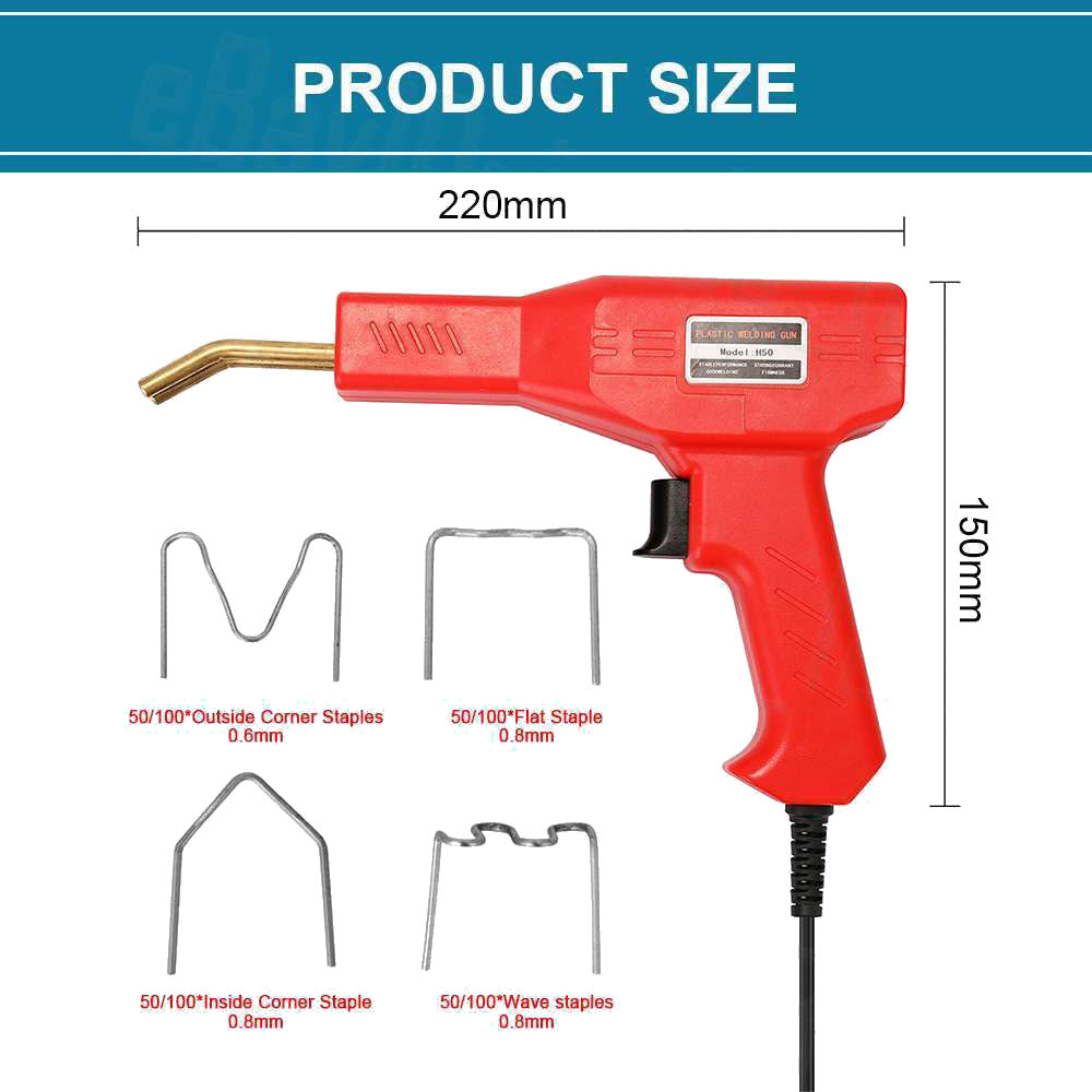 Outdoor Lights: Plastic Welder Garage Tool Hot Staple Staplers Bumper Repair Welding Machine Kit