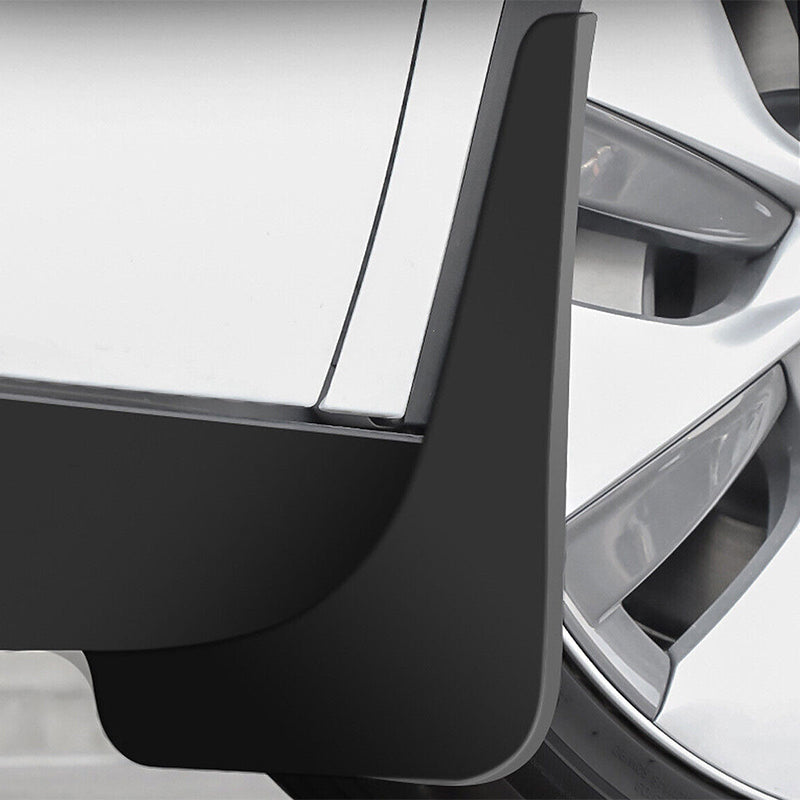 Camping Appliances: 4Pcs Mud Flaps Splash Guards Fender For Tesla Model 3 Front Rear TPE Mudguard