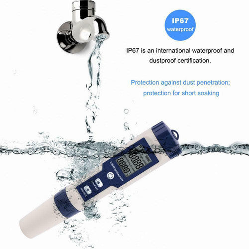 Pool Sweeps & Vacuums: 7 in 1 PH Meter Water Quality Monitor Tester Pen and one Bestway Surface Skimmer