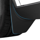 Automotive Decor: Tesla Y wheel cap 4 gray and model Y front and rear PP TPE fender 4