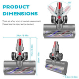 Kitchen Appliance Accessories: Turbo Brush Roller Head Electric Floor Carpet Head LED For Dyson V7 V8 V10 V11 V15