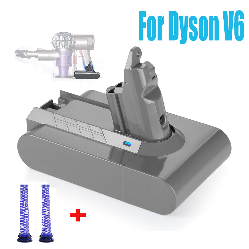 Vacuum Cleaner Accessories: 9900MAH For Dyson V6 Battery SV03 SV04 SV09 DC58 DC59 DC61 DC62 DC74 v6 Animal