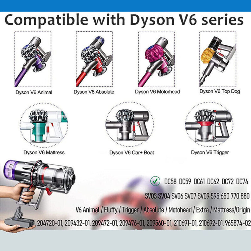 Vacuum Cleaner Accessories: 9900MAH For Dyson V6 Battery SV03 SV04 SV09 DC58 DC59 DC61 DC62 DC74 v6 Animal
