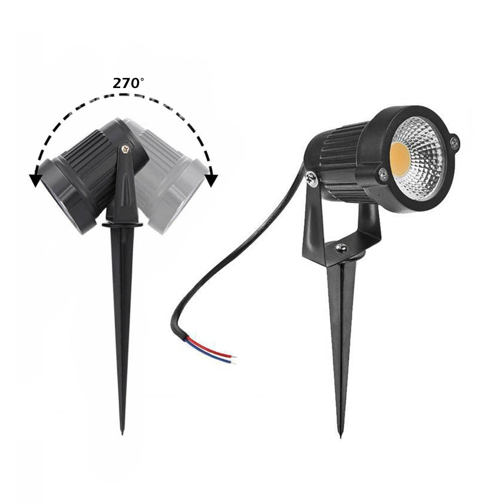 In-Ground Lights: 10PCS 12V LED Waterproof Outdoor Garden Spotlights Landscape Light Flood Lights