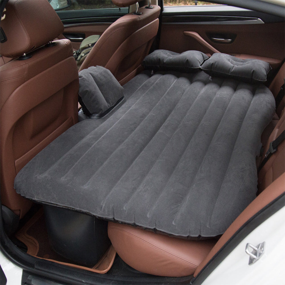 Automotive Decor: Inflatable Car Back Seat Mattress Portable Camping Travel Air Bed