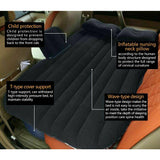 Automotive Decor: Inflatable Car Back Seat Mattress Portable Camping Travel Air Bed