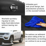 Automotive Decor: Inflatable Car Back Seat Mattress Portable Camping Travel Air Bed