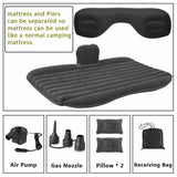 Automotive Decor: Inflatable Car Back Seat Mattress Portable Camping Travel Air Bed