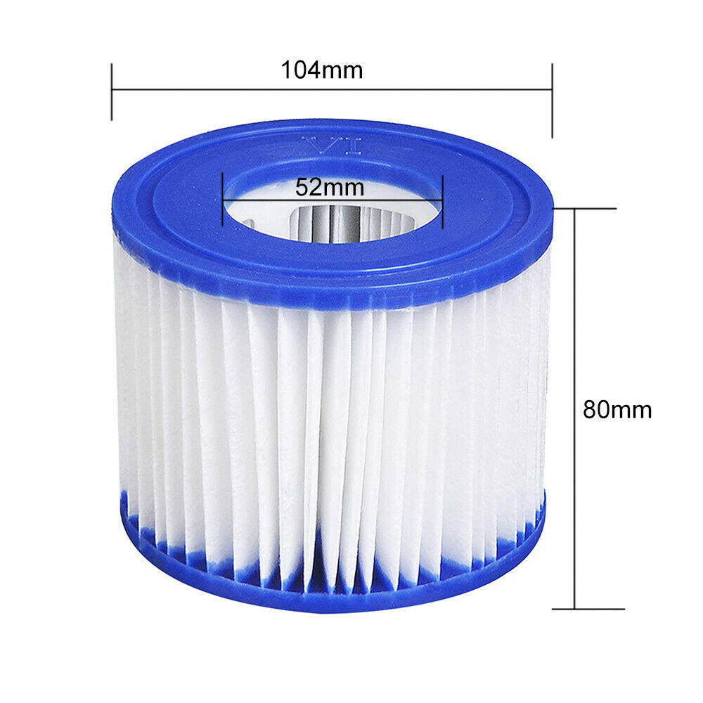 Mattress Toppers: 6PCS Replacement Bestway VI Filter Cartridge Inflatable Lay-Z-Spa Filters 58323