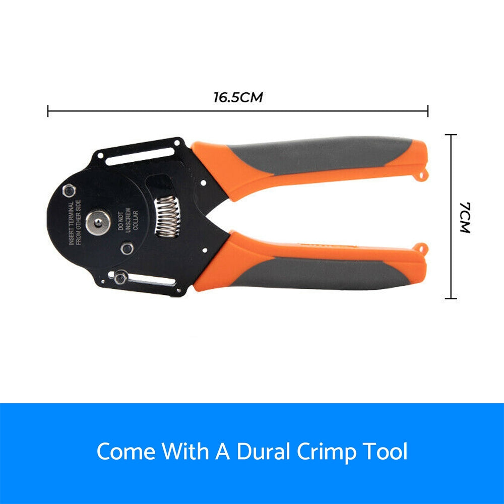 Automotive Repair & Speciality Tools: 600PCS Deutsch DT Connector Plug Kit With Genuine Deutsch Crimp Tool Auto Marine
