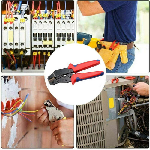 Hand Tools: Assorted Waterproof Insulated Electrical Wiring Connectors Crimp Terminals Plier