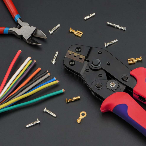Hand Tools: Assorted Waterproof Insulated Electrical Wiring Connectors Crimp Terminals Plier