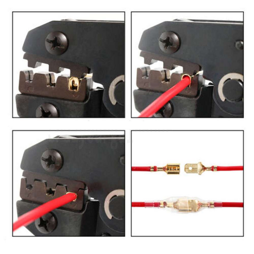 Hand Tools: Assorted Waterproof Insulated Electrical Wiring Connectors Crimp Terminals Plier