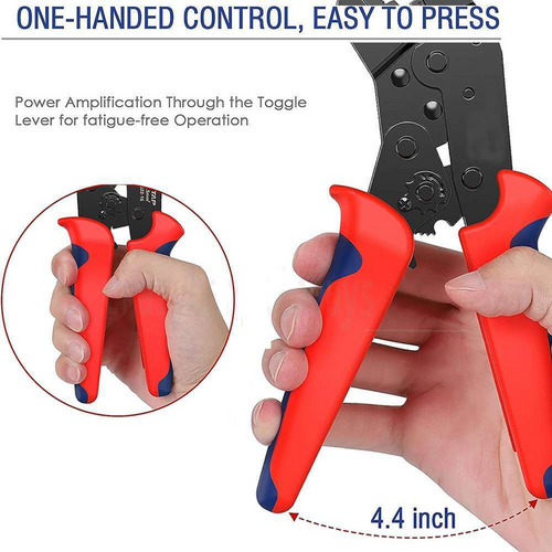 Hand Tools: Assorted Waterproof Insulated Electrical Wiring Connectors Crimp Terminals Plier