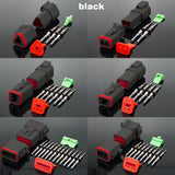 Automotive Repair & Speciality Tools: BLACK??1700X Deutsch DT Connector Kit Genuine Deutsch Crimp Tool Auto Marine