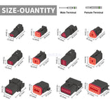 Automotive Repair & Speciality Tools: BLACK??1700X Deutsch DT Connector Kit Genuine Deutsch Crimp Tool Auto Marine