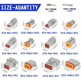 AU 1000 PCS Deutsch DT Connector Kit 14-16AWG Stamped Contacts 1100PCS UPGRADE