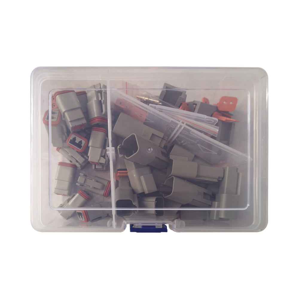 Automotive Repair & Speciality Tools: 117PCS Deutsch Kit DT 2 Way Series Connector Plug Waterproof Auto Marine DT 2Pin