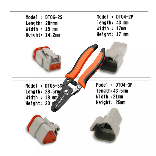 Automotive Repair & Speciality Tools: 1700PCS Deutsch DT Connector DEUTSCH DT CONNECTOR PLUG KIT AU STOCK Connector