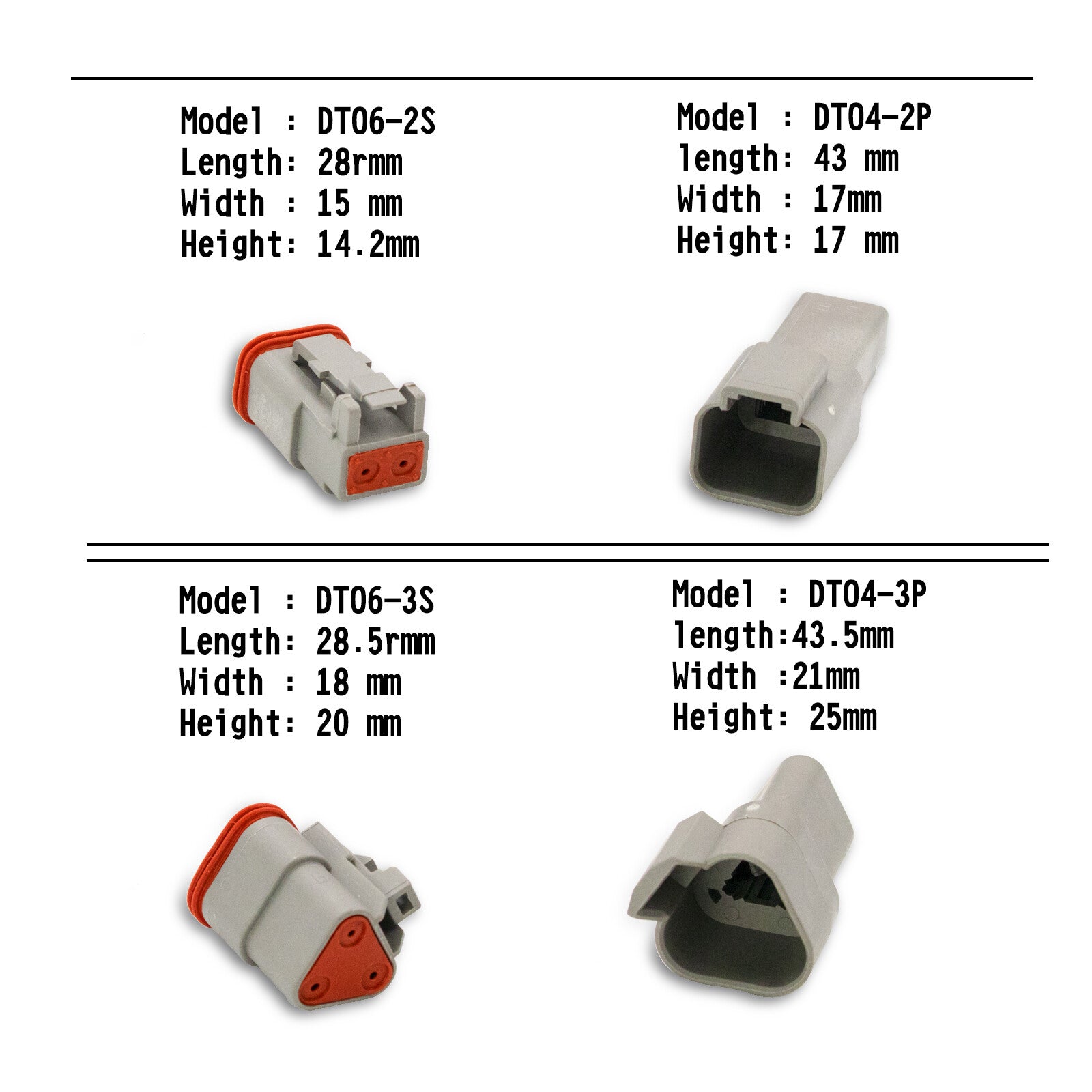 Automotive Repair & Speciality Tools: 1700PCS Deutsch DT Connector DEUTSCH DT CONNECTOR PLUG KIT AU STOCK Connector
