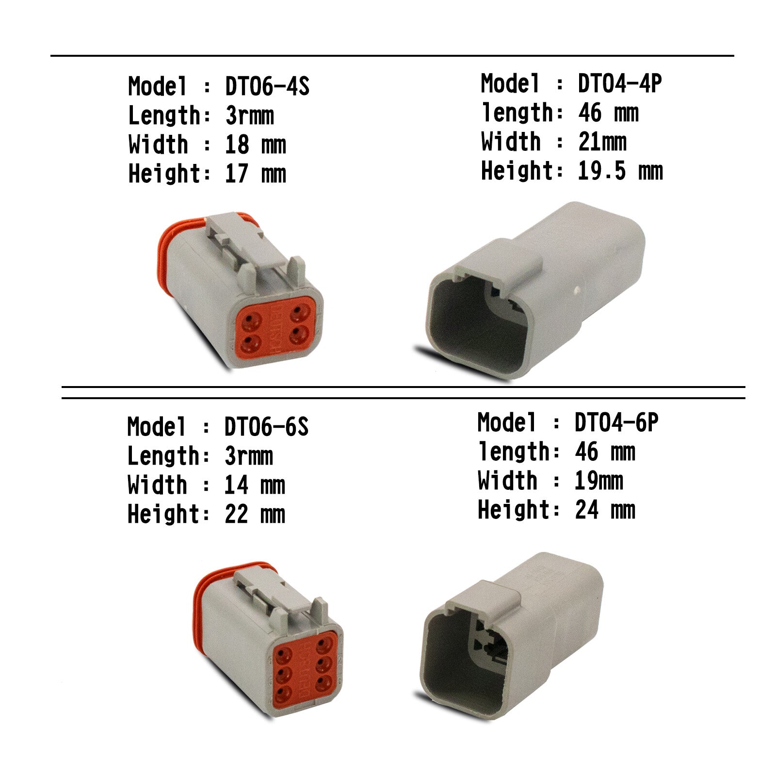 Automotive Repair & Speciality Tools: 1700PCS Deutsch DT Connector DEUTSCH DT CONNECTOR PLUG KIT AU STOCK Connector