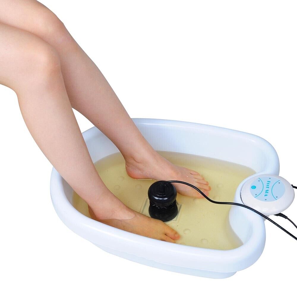 Foot Care: Ion Ionic Detox Foot Bath Spa Machine Tub Array Cell Cleanse for Health Tool Set